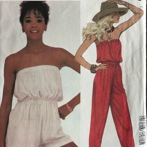 Vintage Rare Find McCall's 2030  Pattern Easy to Make Jumpsuit Sizes 10-14 UNCUT